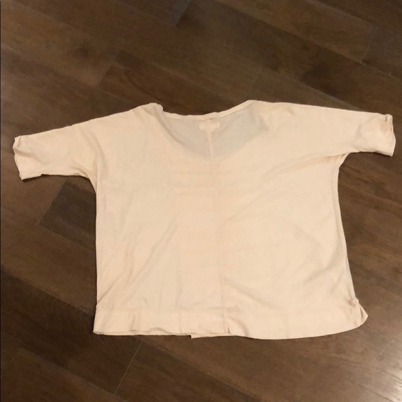 Label+thread Appliqué Scoop Neck Top - Picture 2 of 3